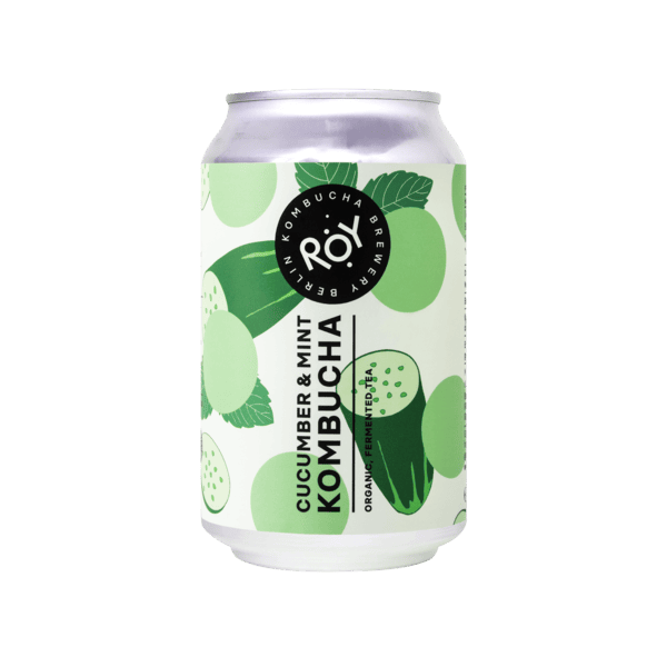 ROY Bio Kombucha Cucumber-Mint 24x0,33l