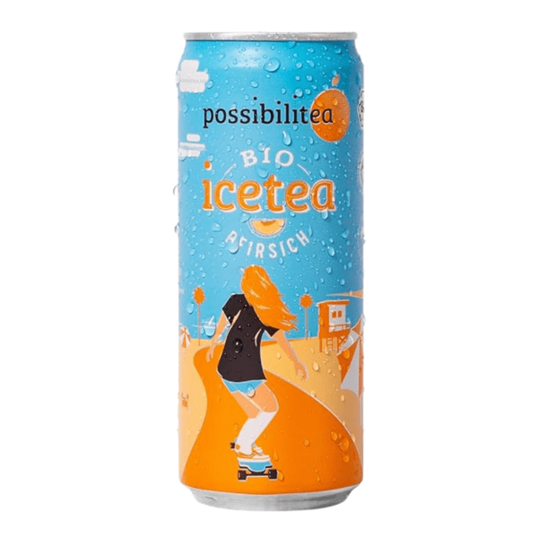 possibilitea Bio Icetea Pfirsich 12x330 ml
