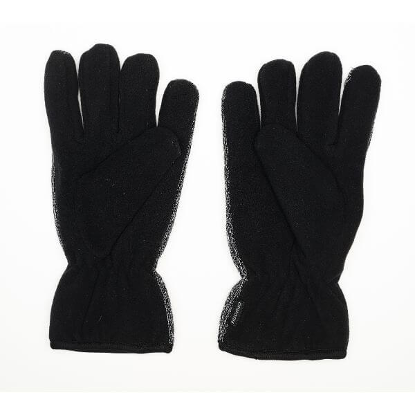 Mustat Heijastavat Magic-sormikkaat kuvattuna kämmenpuolelta.