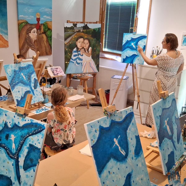 Malworkshop für Kinder - Hund - 7. Februar – Bild 2