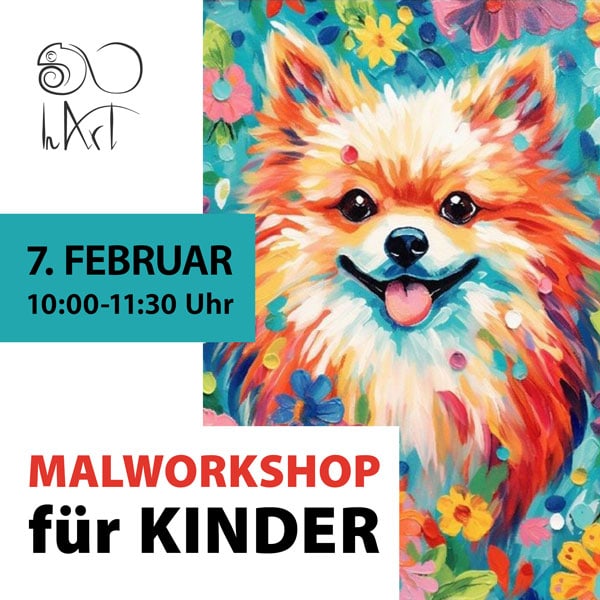 Malworkshop für Kinder - Hund - 7. Februar