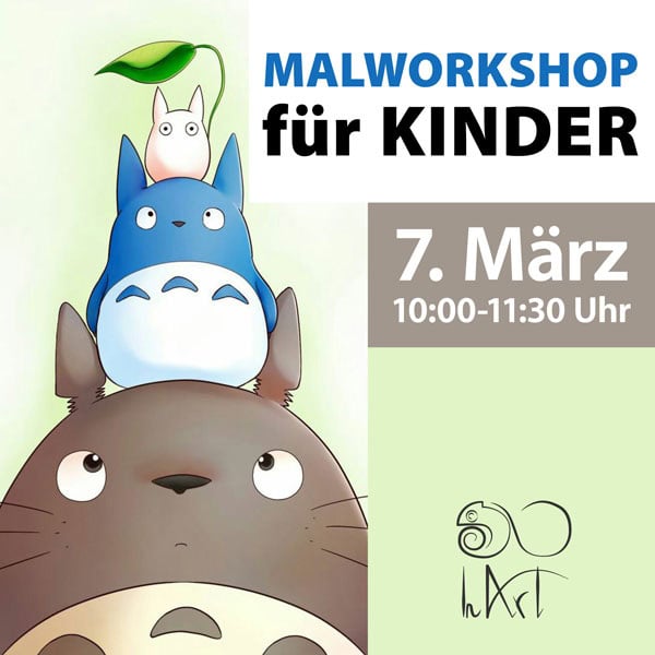 Malworkshop für Kinder - Totoro - 7. März