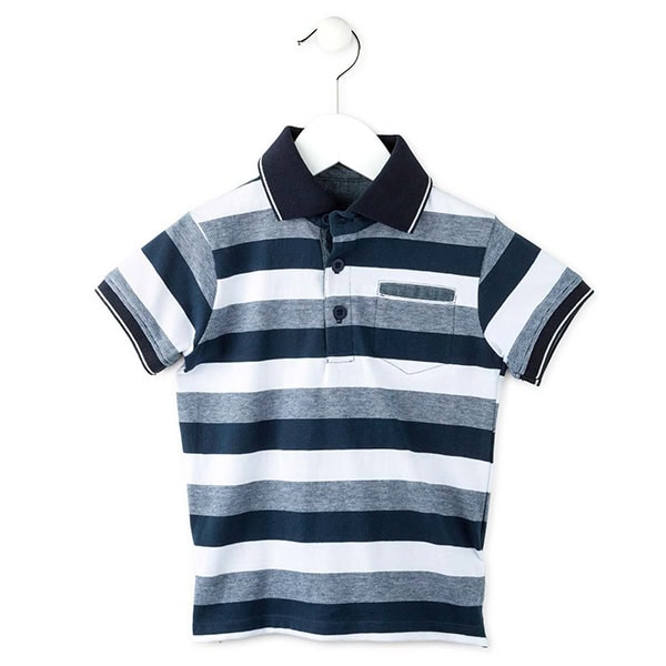 Μπλούζα Losan Kids Polo Μακό Ριγέ 715-1037AC