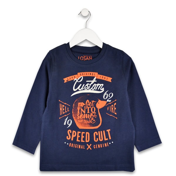 Μπλούζα Losan Kids Μακό 625-1211AC Μαρίν