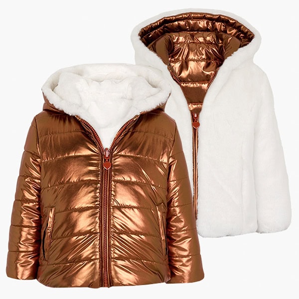Μπουφάν Losan Kids Διπλής Όψης Χάλκινο 026-2010AL-60