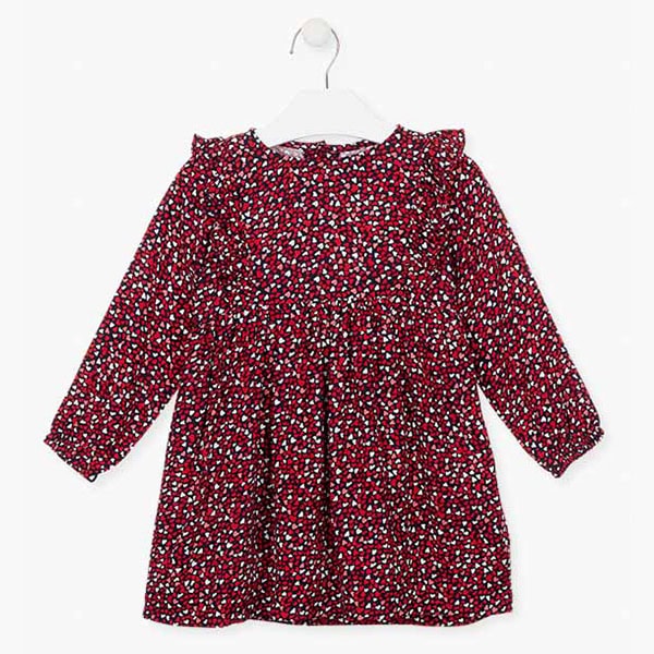 Φόρεμα Losan Kids Μπορντώ 026-7023AL