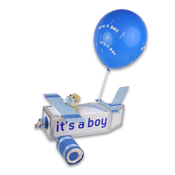 Βρεφικό Σετ Δώρου Diapercakes 24τεμ. Αεροπλάνο DC101
