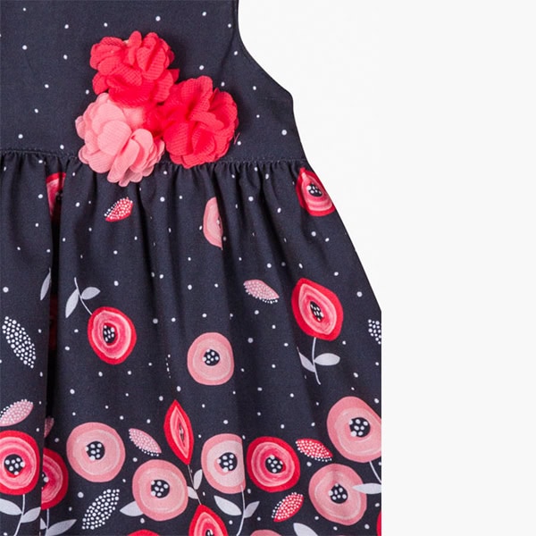 Φόρεμα Losan Bebe Boho Μπλέ 118-7796AL - Image 3