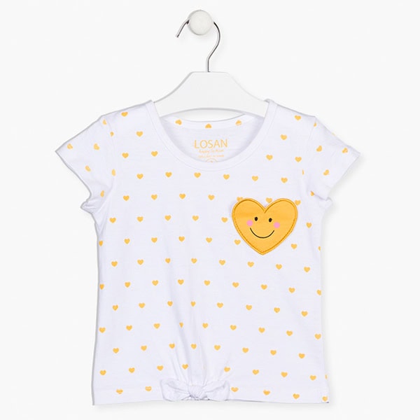 Μπλούζα Losan Kids 116-1202AL Λευκό