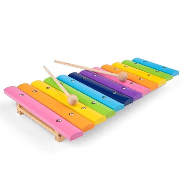 New Classic Toys Πολύχρωμο Ξυλόφωνο 10236