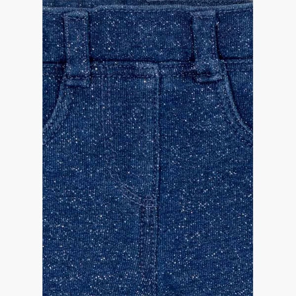 Κολάν Losan Bebe Glitter Μπλέ Σκούρο 128-6018AL - Image 2