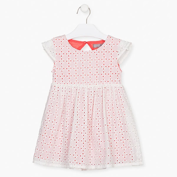 Φόρεμα Losan Kids Κεντητό Κόκκινο 216-7786AL