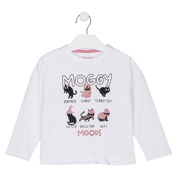 Μπλούζα Losan Kids Μακό 226-1017AL Λευκό