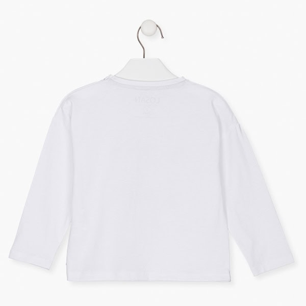 Μπλούζα Losan Kids Μακό 226-1017AL Λευκό - Image 2