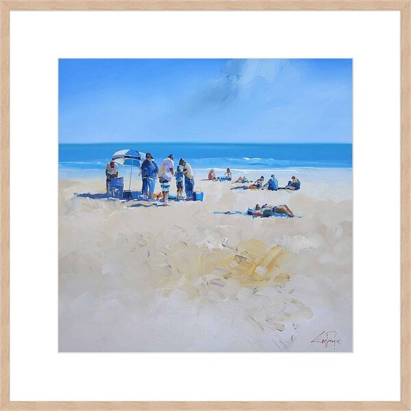 Family Day At The Beach - 10cm Mount Board - Image 6