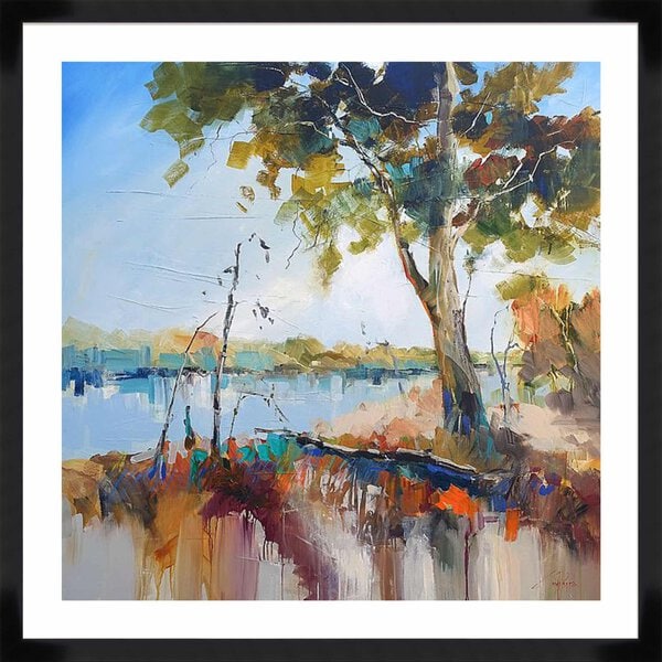 On the Murray River - 5cm White Border - Image 2
