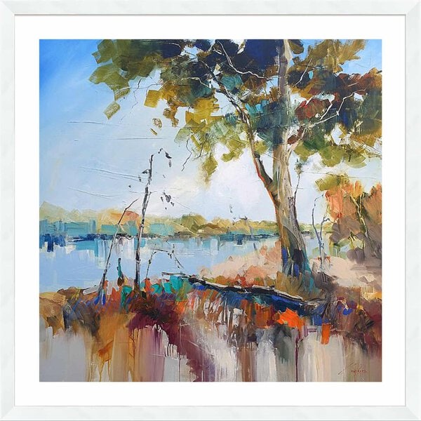 On the Murray River - 5cm White Border - Image 3