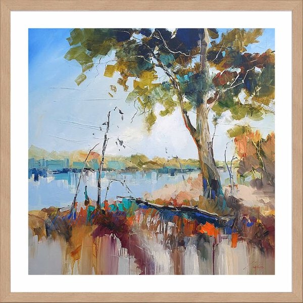 On the Murray River - 5cm White Border - Image 4