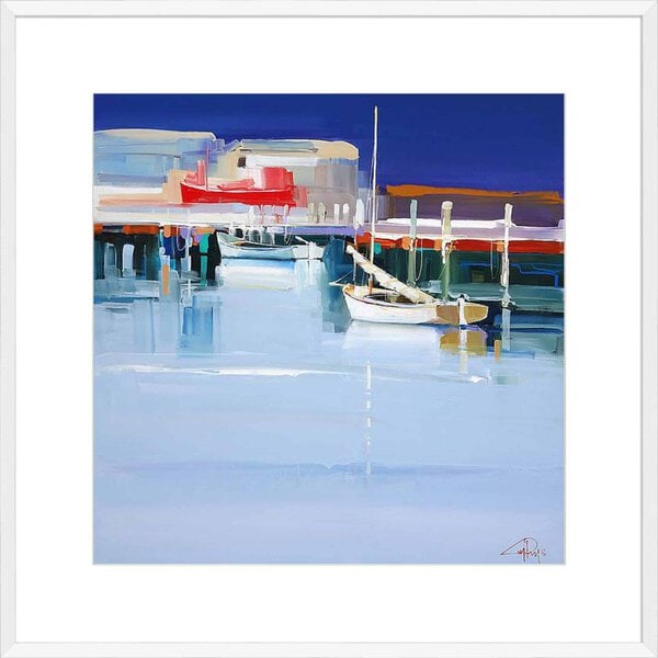 Port Fairy Moorings II - 10cm Mount Board - Image 2