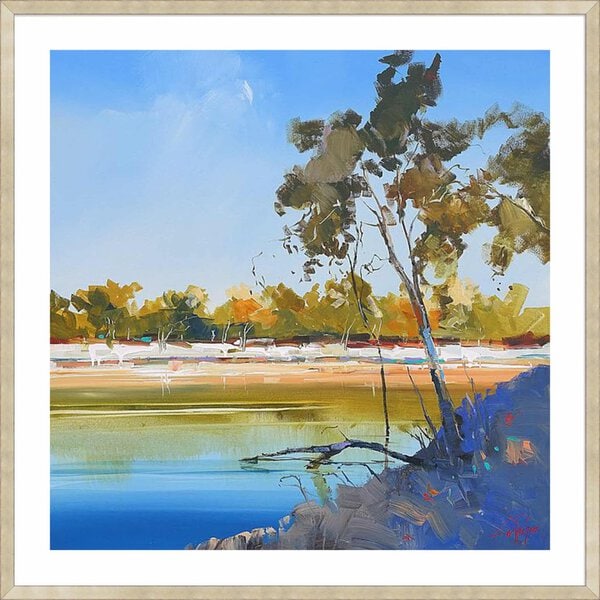 River Bank Flow - 5cm White Border