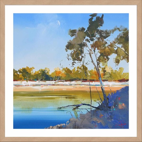 River Bank Flow - 5cm White Border - Image 4