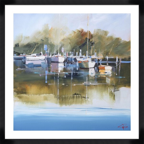 Still Moorings, Metung - 5cm White Border - Image 2