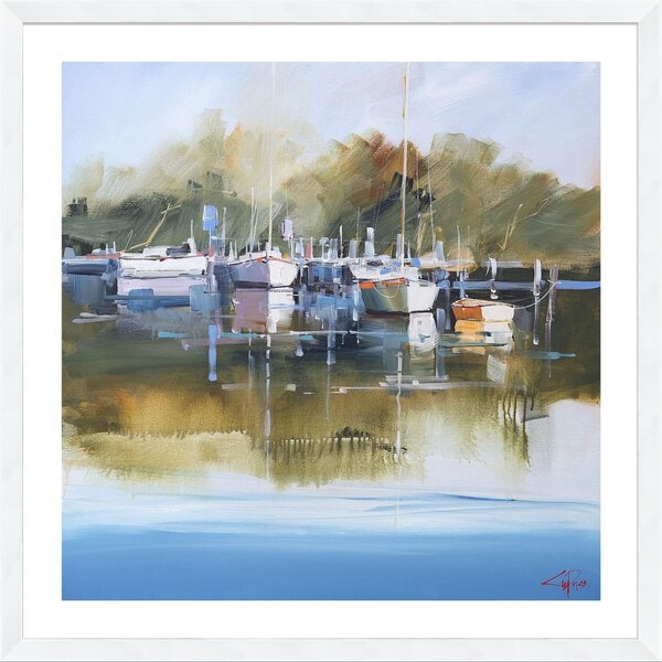 Still Moorings, Metung - 5cm White Border - Image 3
