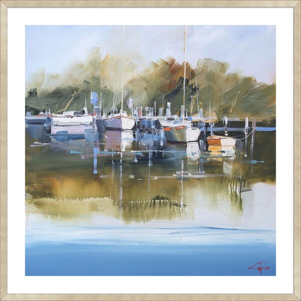 Still Moorings, Metung - 5cm White Border