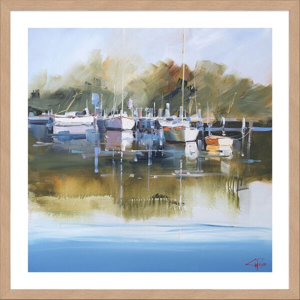 Still Moorings, Metung - 5cm White Border - Image 4