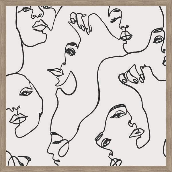 Many Faces - Framed to Edge - Image 3
