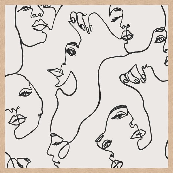 Many Faces - Framed to Edge - Image 4