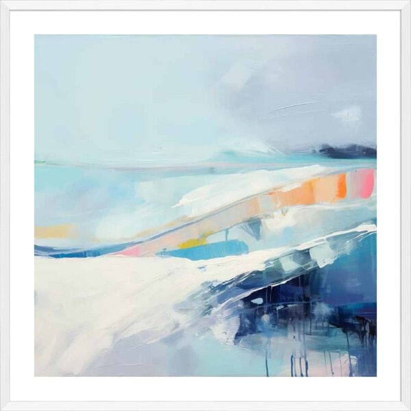Abstracted Waters I - 5cm White Border Box White