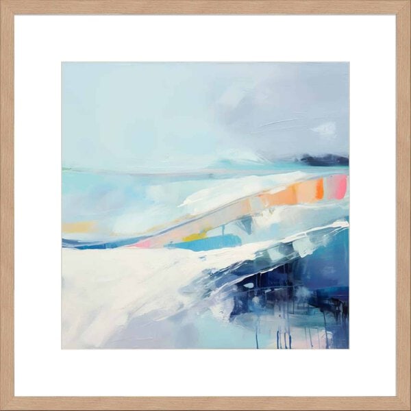 Abstracted Waters I - 10cm Mount Board Lg. Box Natural