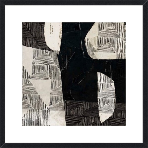 Tangled Darkness - 10cm Mount Board Lg. Black Woodgrain