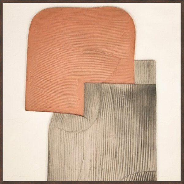 PlissAa I - Canvas Gallery Walnut