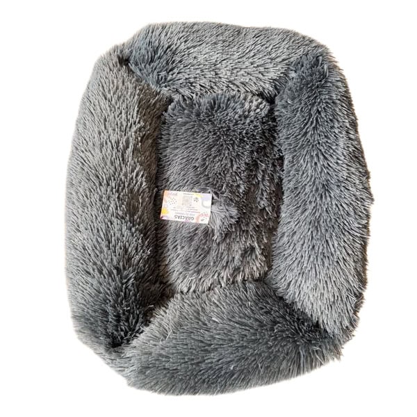 Cama Antiestrés Pelo Suave Cuadrada