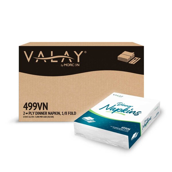 499VN Valay® 1/8 Fold Premium Dinner Napkin