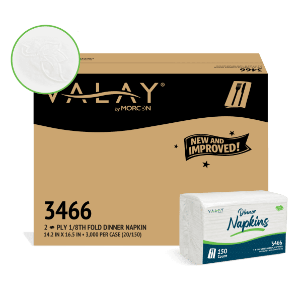 Valay® 3466 Commercial Dinner Napkins | Morcon Tissue