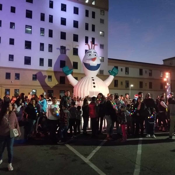 Inflatable Olaf - Snowman rental for events in Los Angeles, Orange County, and nationwide