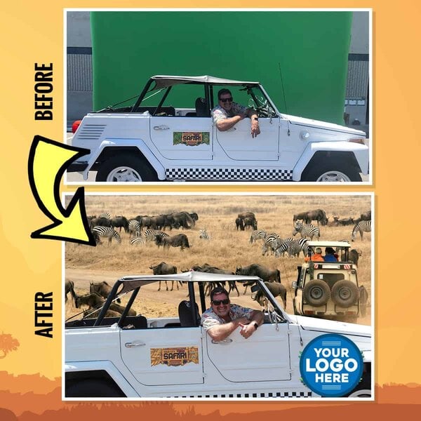 Drive Thru Green Screen ( Drive Through Green Screen system ) rental for events in Los Angeles, Orange County, and nationwide