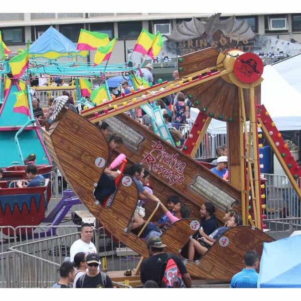 Pirate Revenge Ride rental for events in Los Angeles, Orange County, and nationwide
