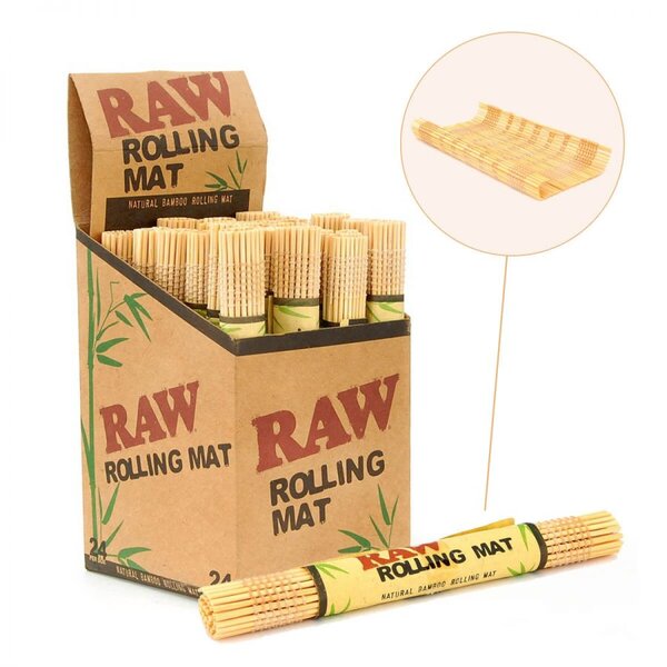 RAW Rolling Mat in Bambù | Tappetino per Arrotolare