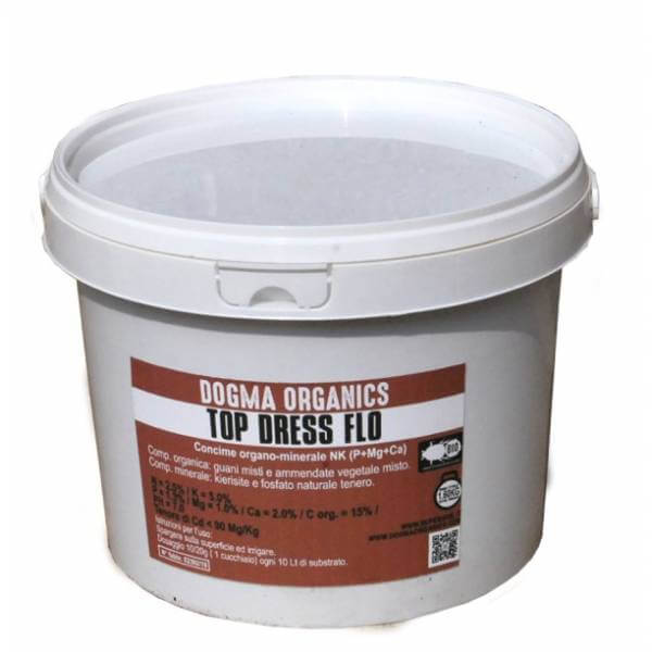 Dogma Organics TopDress Flo 1,6kg | Concime Organo-Minerale Solido per la Fioritura