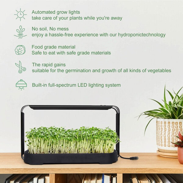 Smart Microgreen Kit — Germogliatore Intelligente con Luce LED - immagine 12