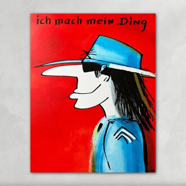 Ich mach mein Ding Siebdruck - Udo Lindenberg