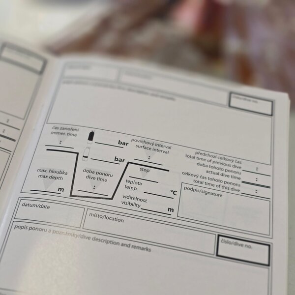 Denik logbook ALEA Divers