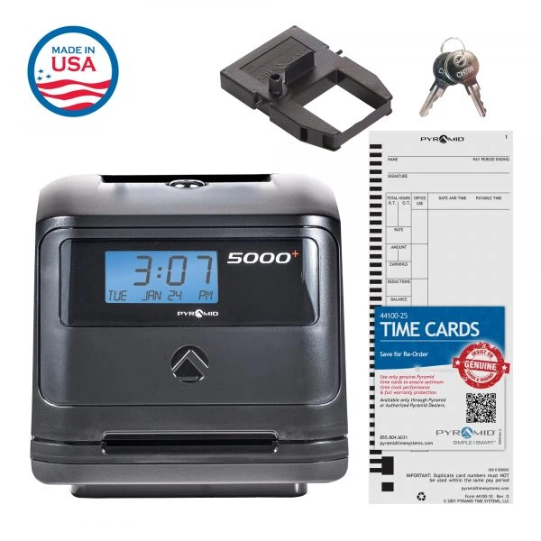 5000 Auto Totaling Time Clock