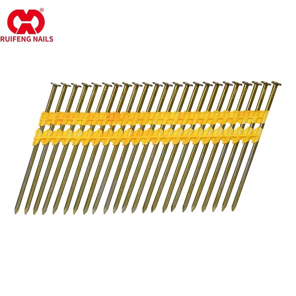 21° Plastic Strip Smooth Shank Round Head Nails