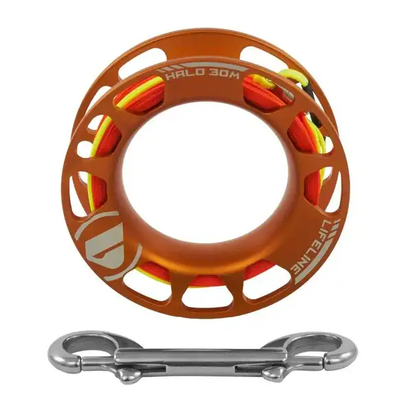 Apeks Lifeline Halo Spool mit Edelstahl Doppelender