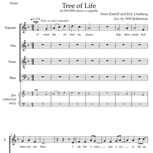 Tree of Life (Choral Score) *5 Copies